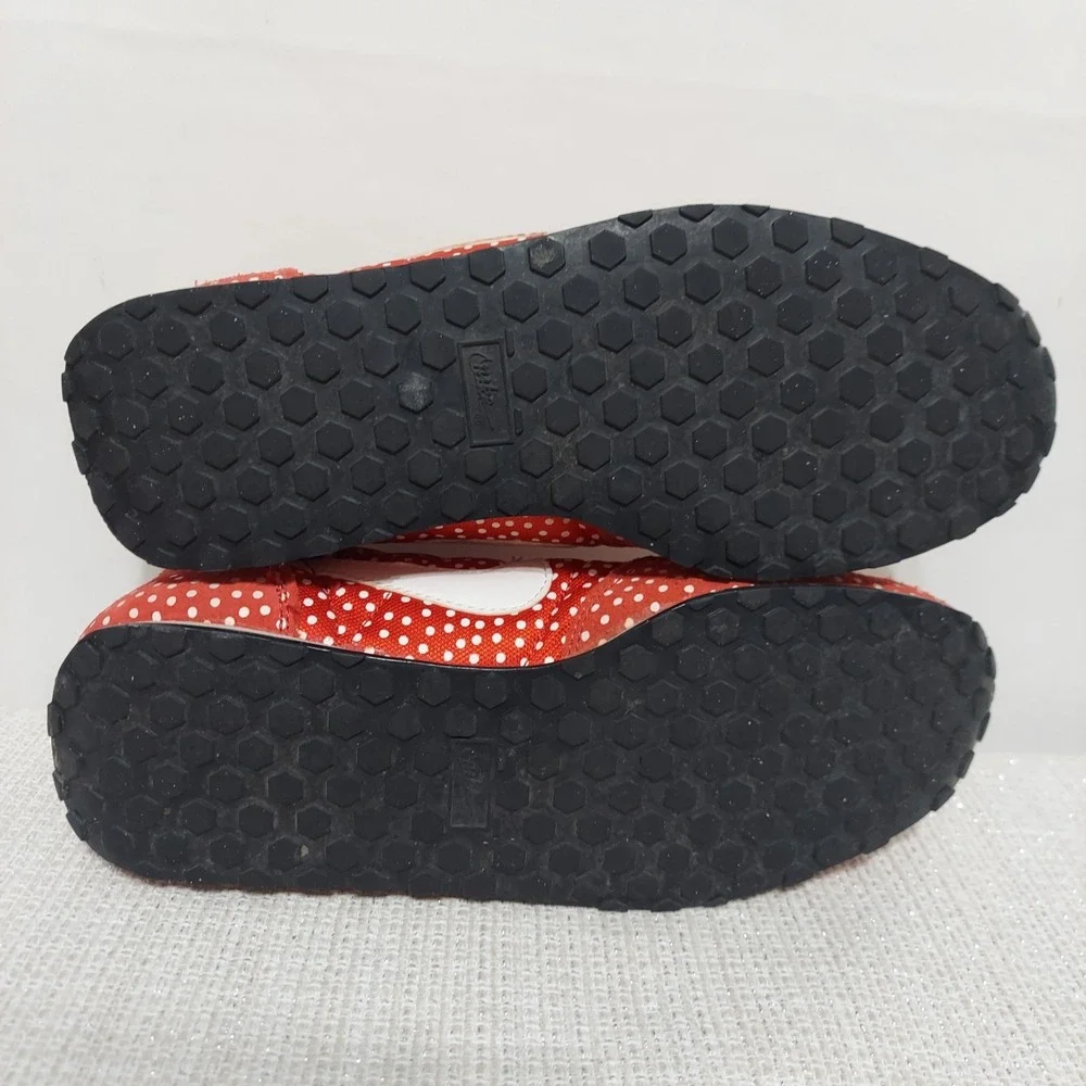Nike Genicco Red Polkadot Shoes Women's Size US 9 Rare Running 705283-610‎